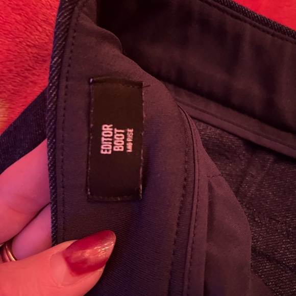 Express Editor Mid Rise Boot in Heather Blue - Picture 4 of 11